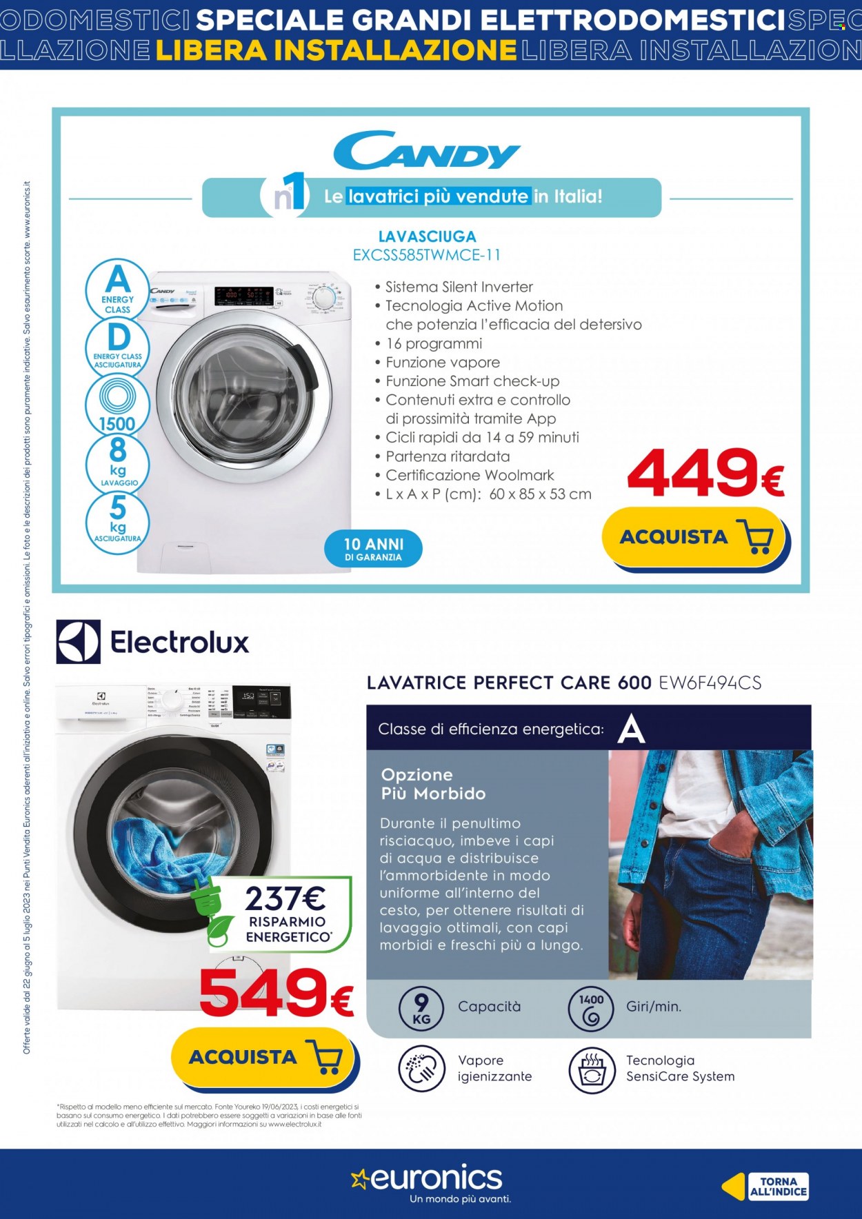 Volantino Euronics - 22/6/2023 - 7/7/2023. Pagina 28