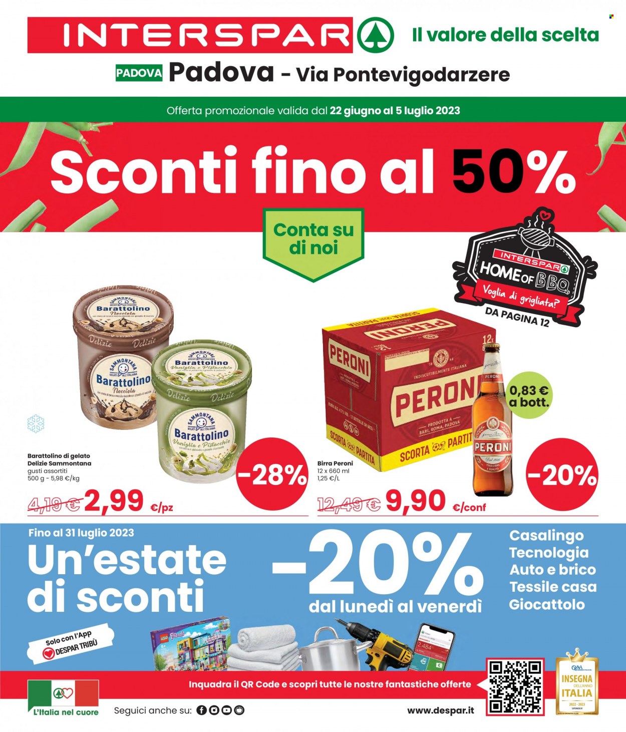 Volantino Interspar - 22/6/2023 - 5/7/2023. Pagina 1