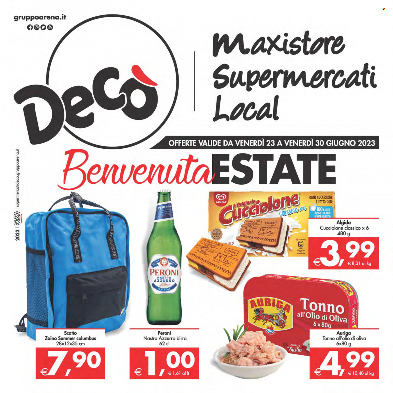 Volantino Deco - 23/6/2023 - 30/6/2023. Pagina 1