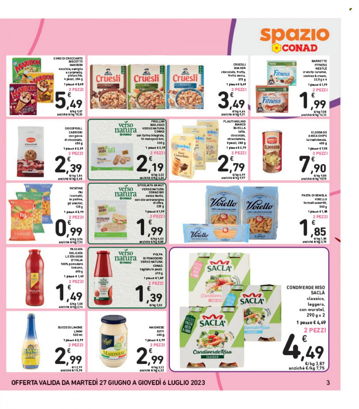 Volantino Spazio Conad - 27/6/2023 - 6/7/2023. Pagina 3