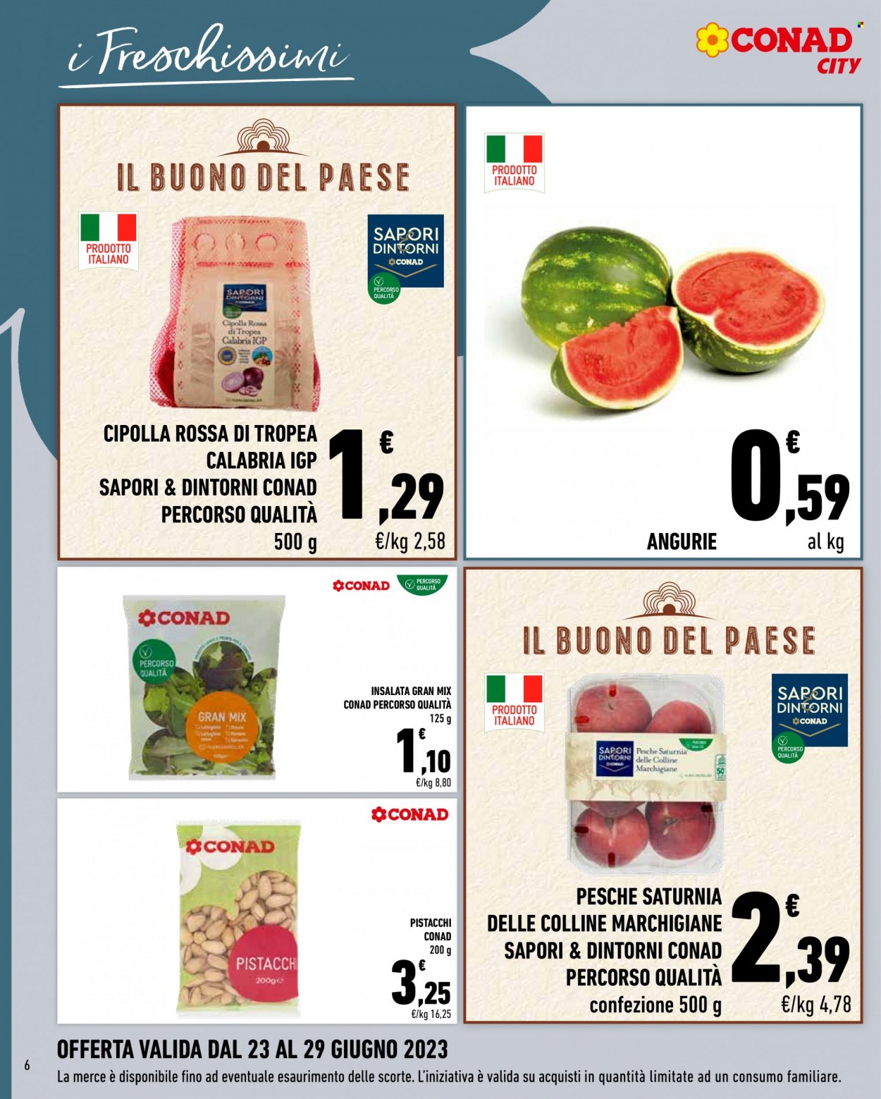 Volantino Conad City - 23/6/2023 - 29/6/2023. Pagina 6
