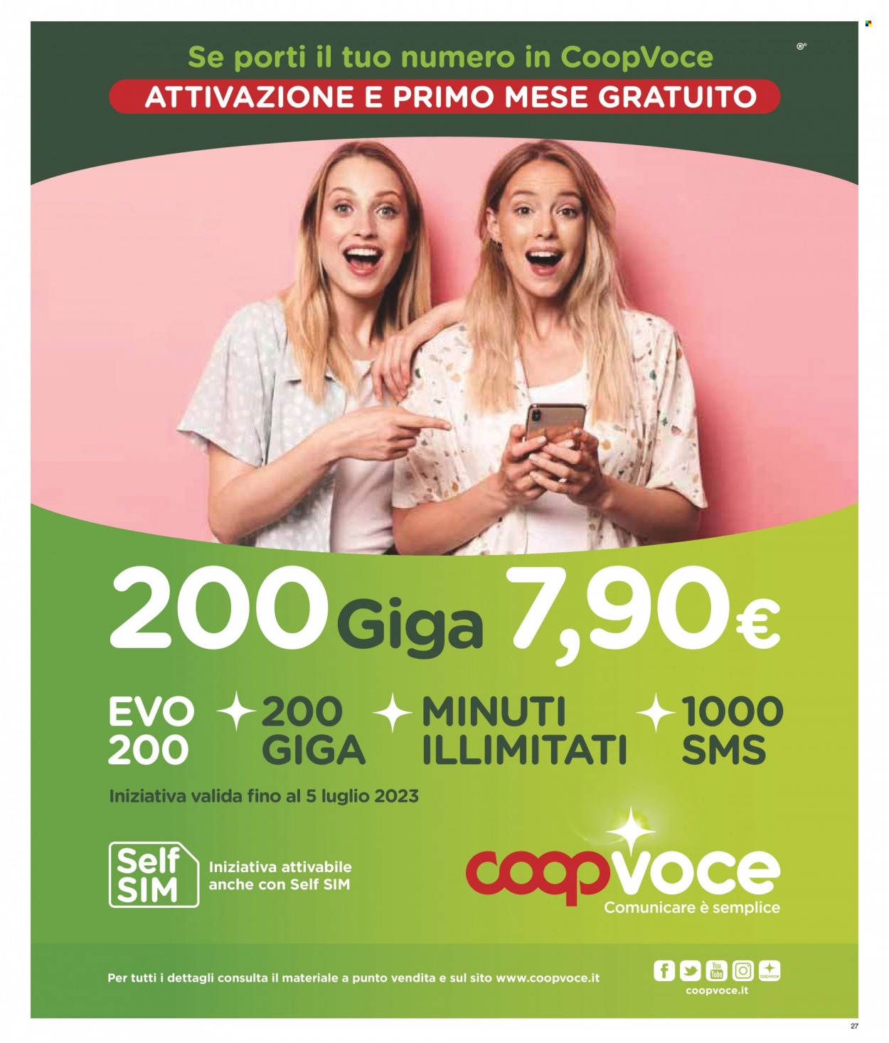 Volantino Coop - 22/6/2023 - 5/7/2023. Pagina 27