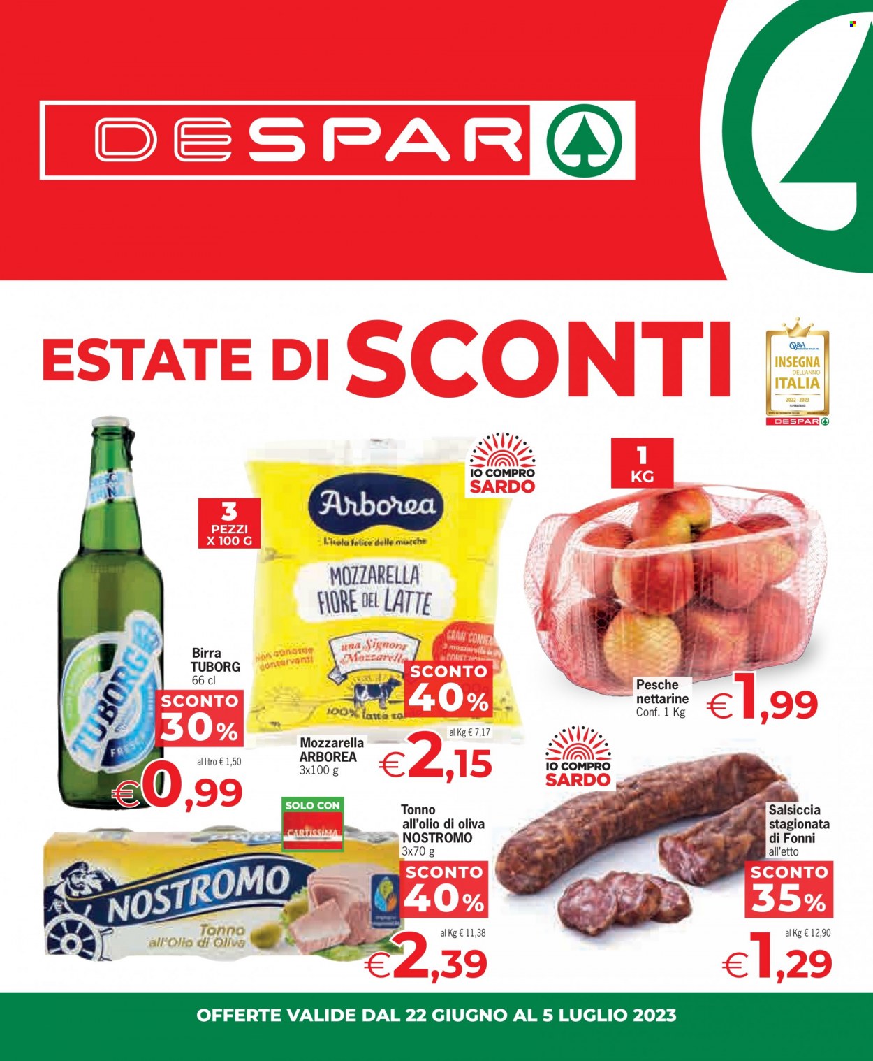 Volantino Despar - 22/6/2023 - 5/7/2023. Pagina 1