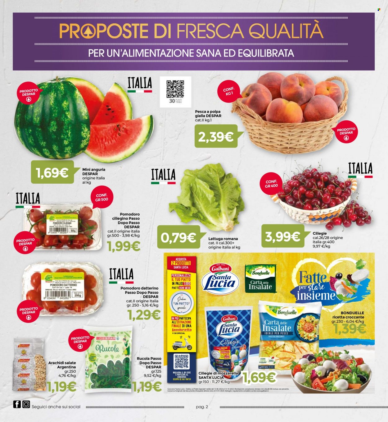 Volantino Eurospar - 23/6/2023 - 2/7/2023. Pagina 2