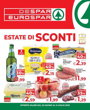 Volantino Eurospar - 22/6/2023 - 5/7/2023.