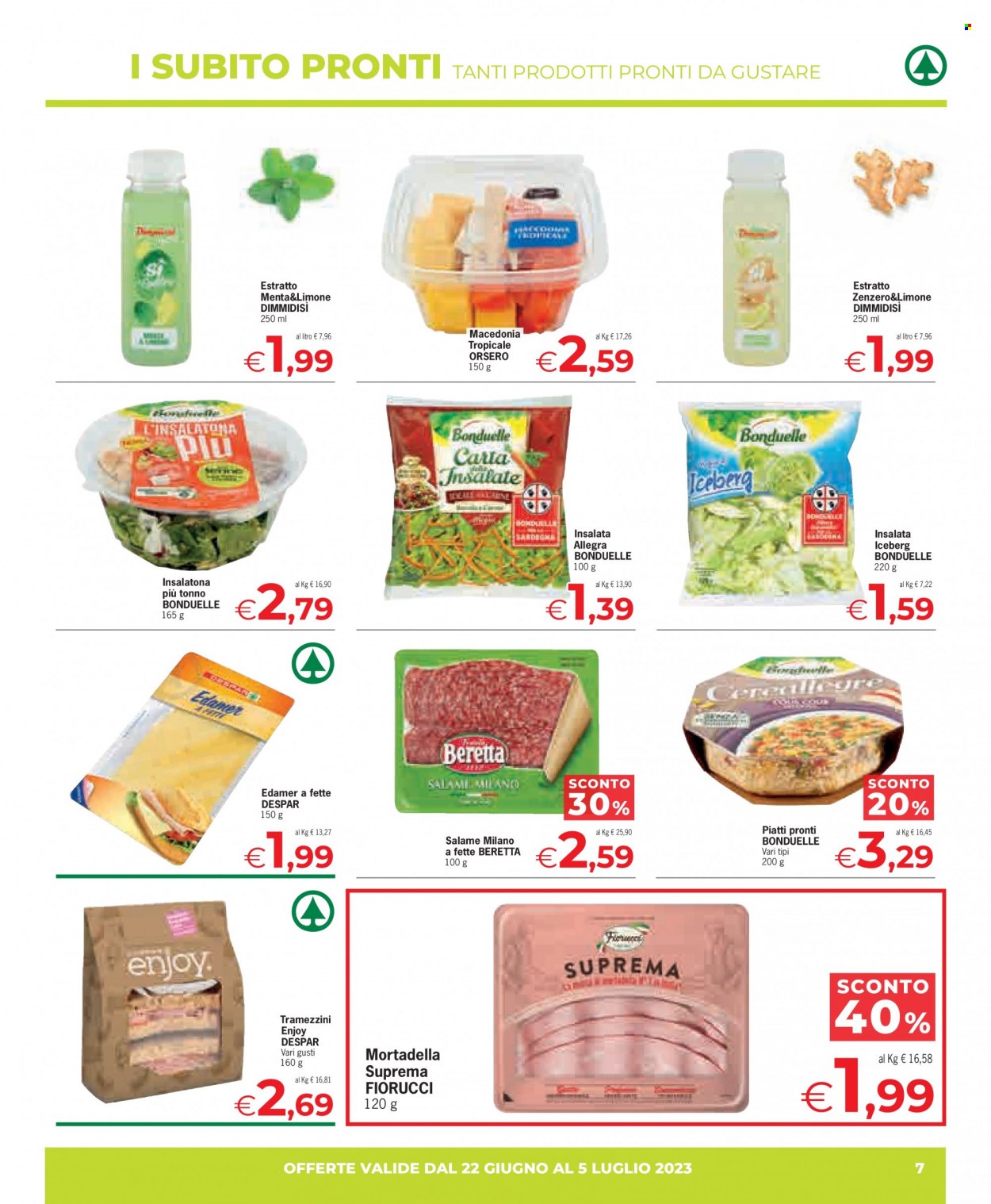 Volantino Eurospar - 22/6/2023 - 5/7/2023. Pagina 7