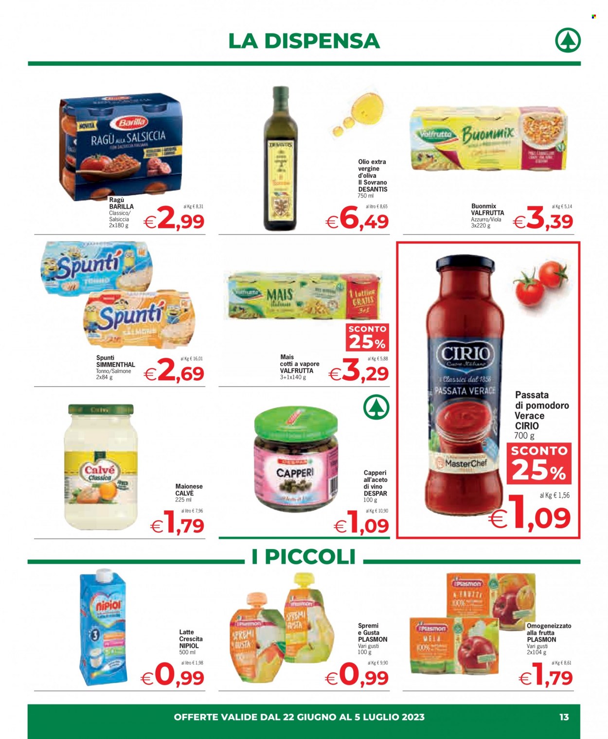 Volantino Eurospar - 22/6/2023 - 5/7/2023. Pagina 13