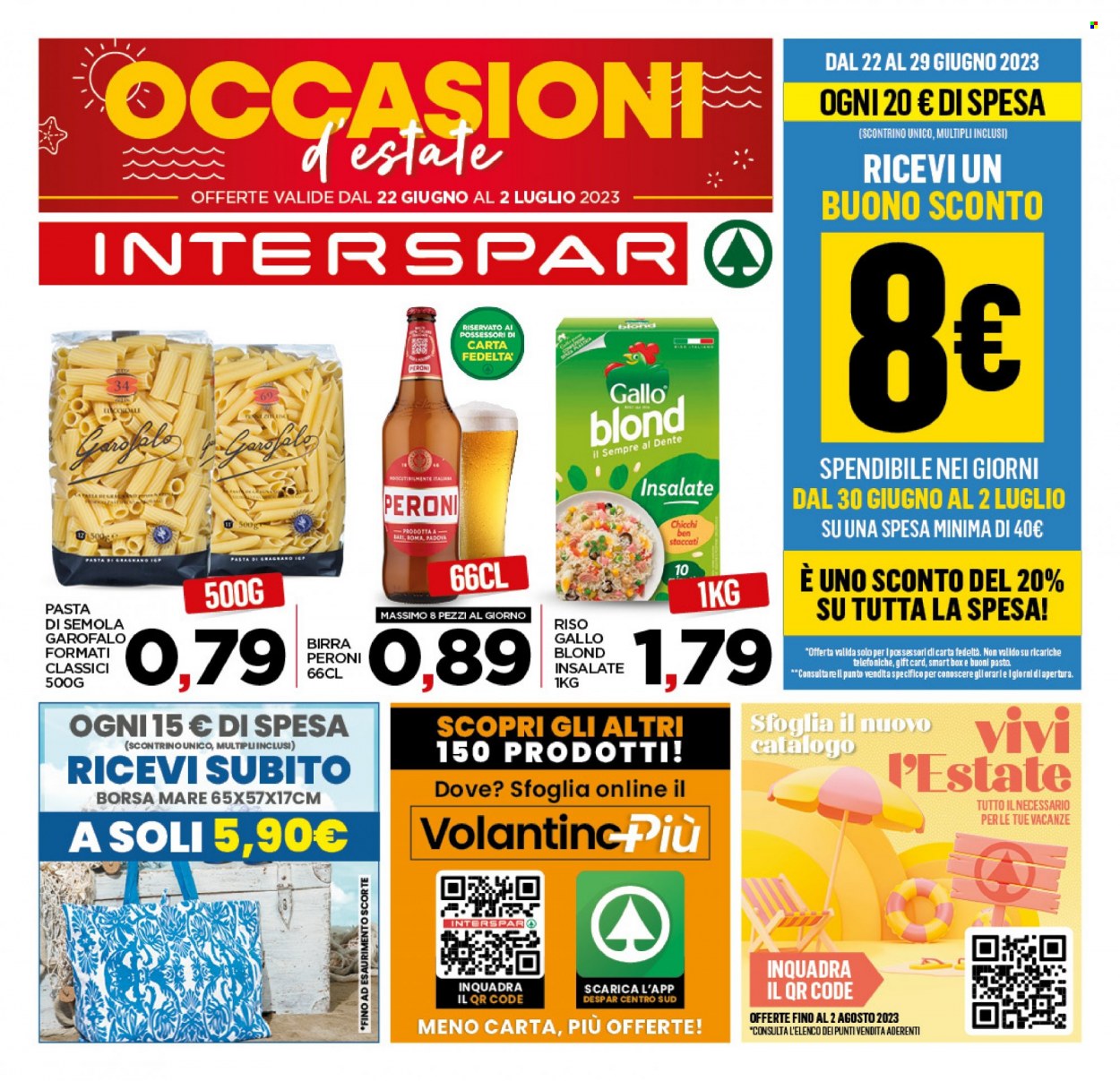 Volantino Interspar - 22/6/2023 - 2/7/2023. Pagina 1