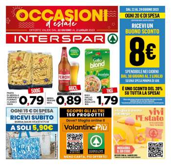 Volantino Interspar - 22/6/2023 - 2/7/2023.