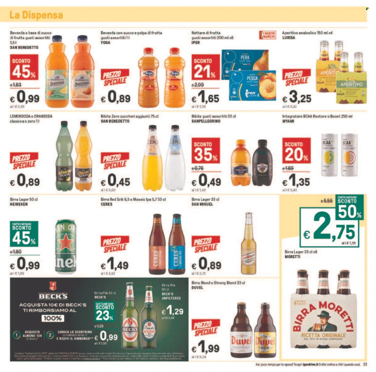 Volantino Iper, La grande i - 26/6/2023 - 9/7/2023. Pagina 23