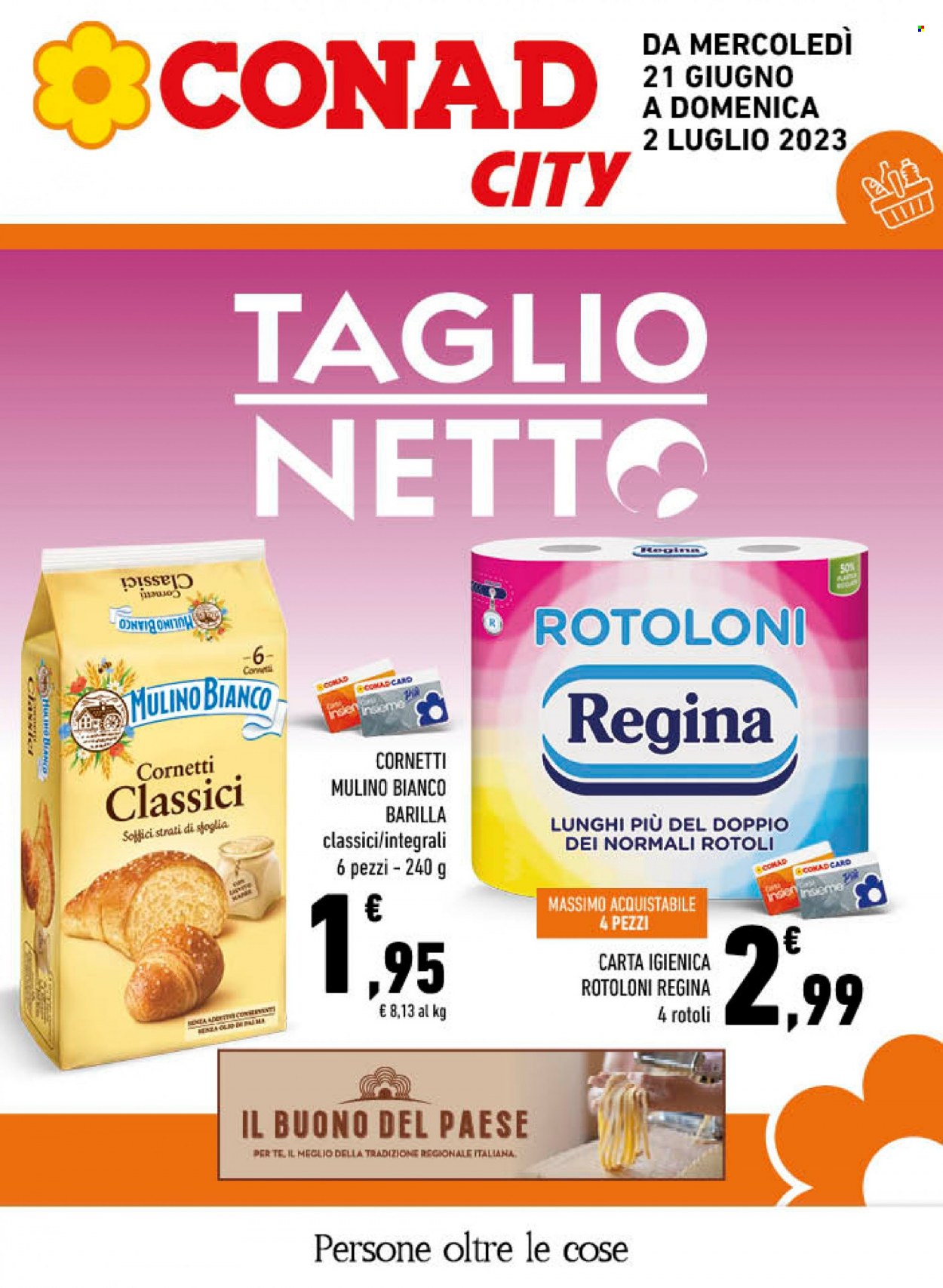 Volantino Conad - 21/6/2023 - 2/7/2023. Pagina 1