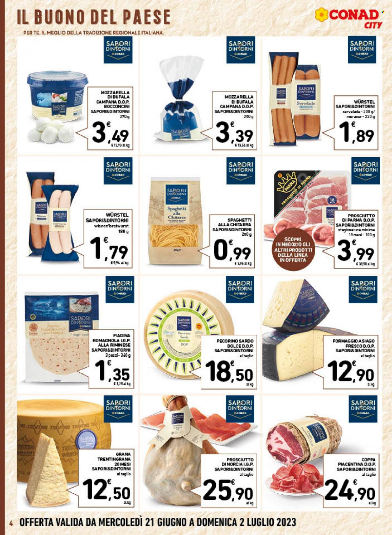 Volantino Conad - 21/6/2023 - 2/7/2023. Pagina 4