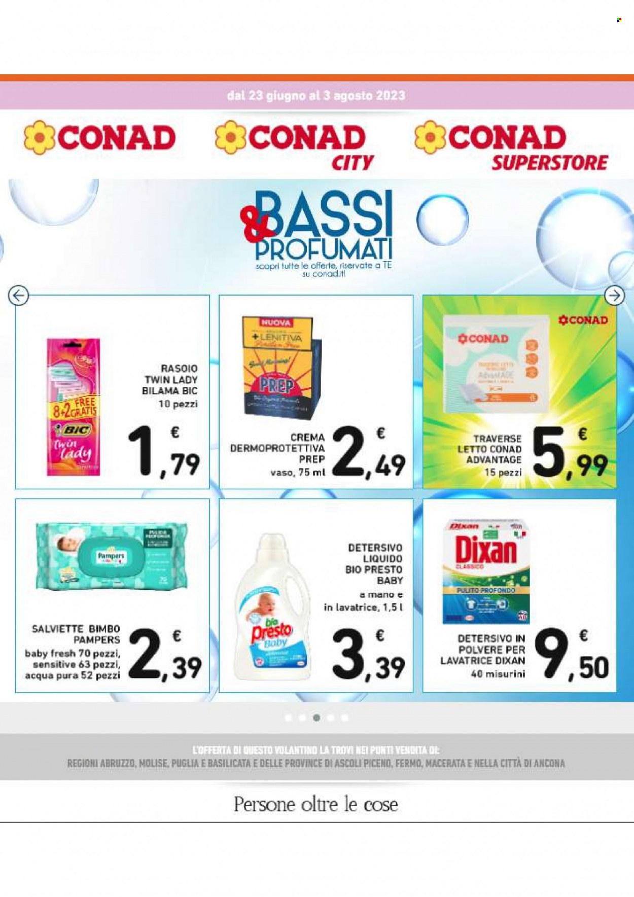 Volantino Conad - 23/6/2023 - 3/8/2023. Pagina 3