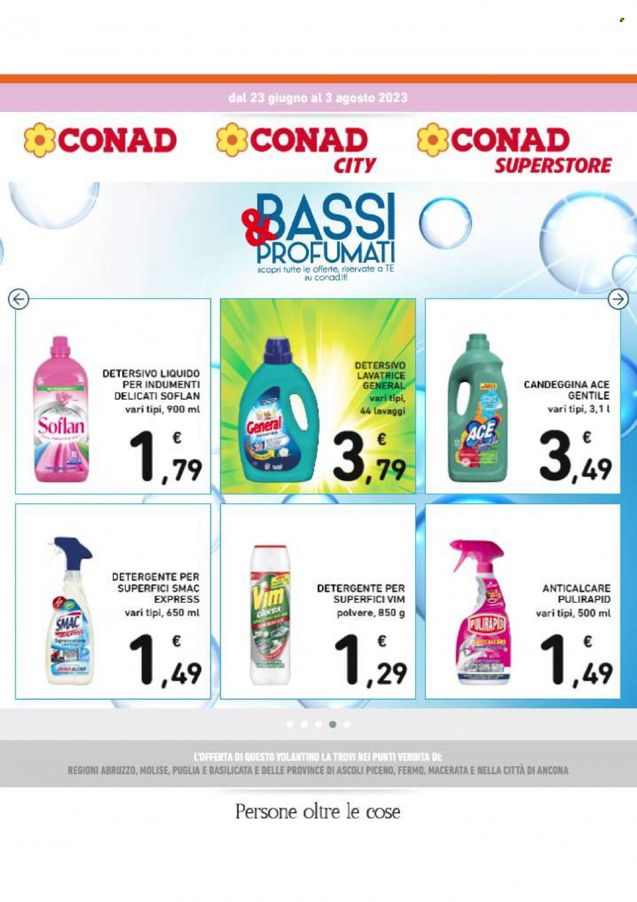 Volantino Conad - 23/6/2023 - 3/8/2023. Pagina 4