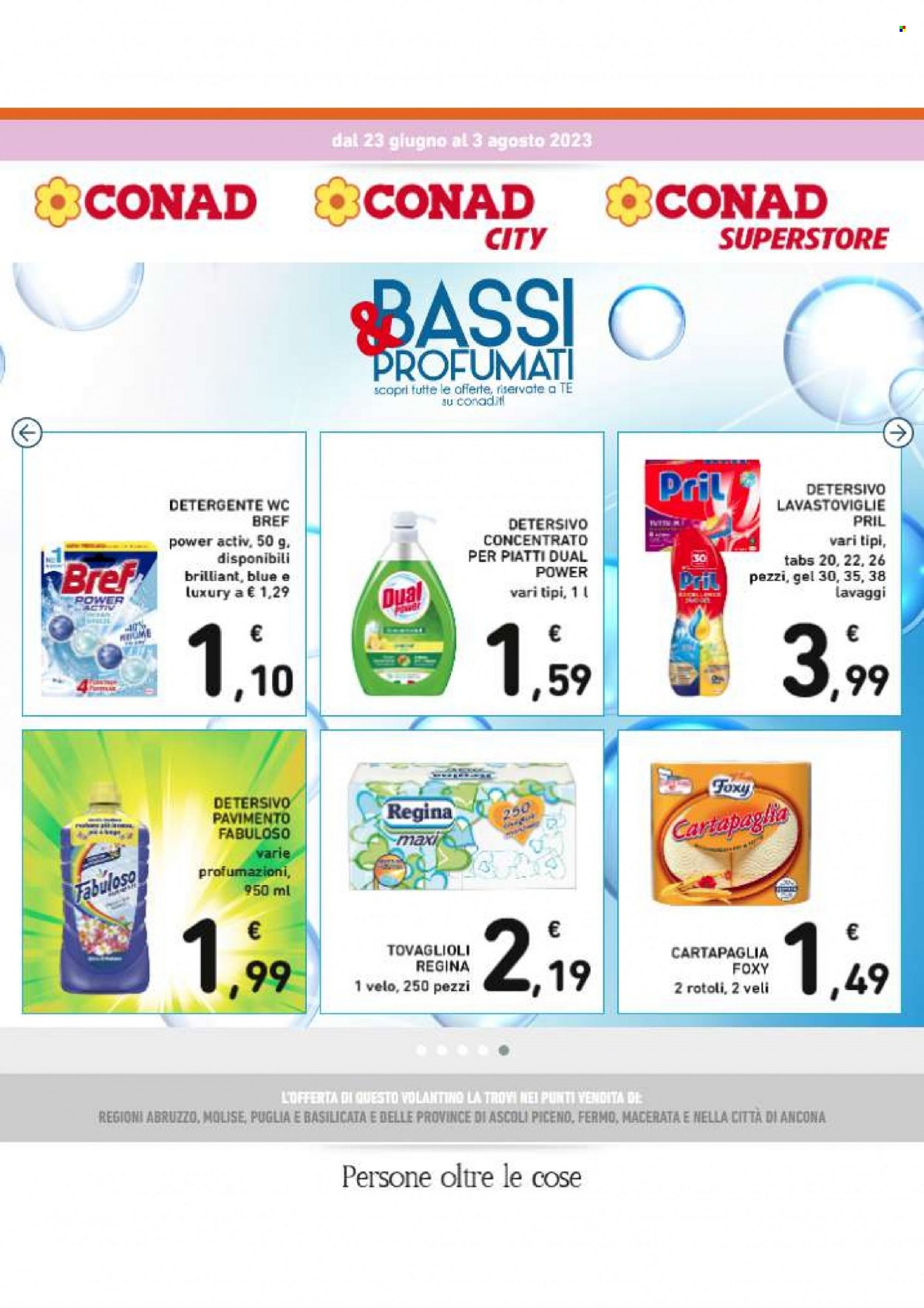 Volantino Conad - 23/6/2023 - 3/8/2023. Pagina 5