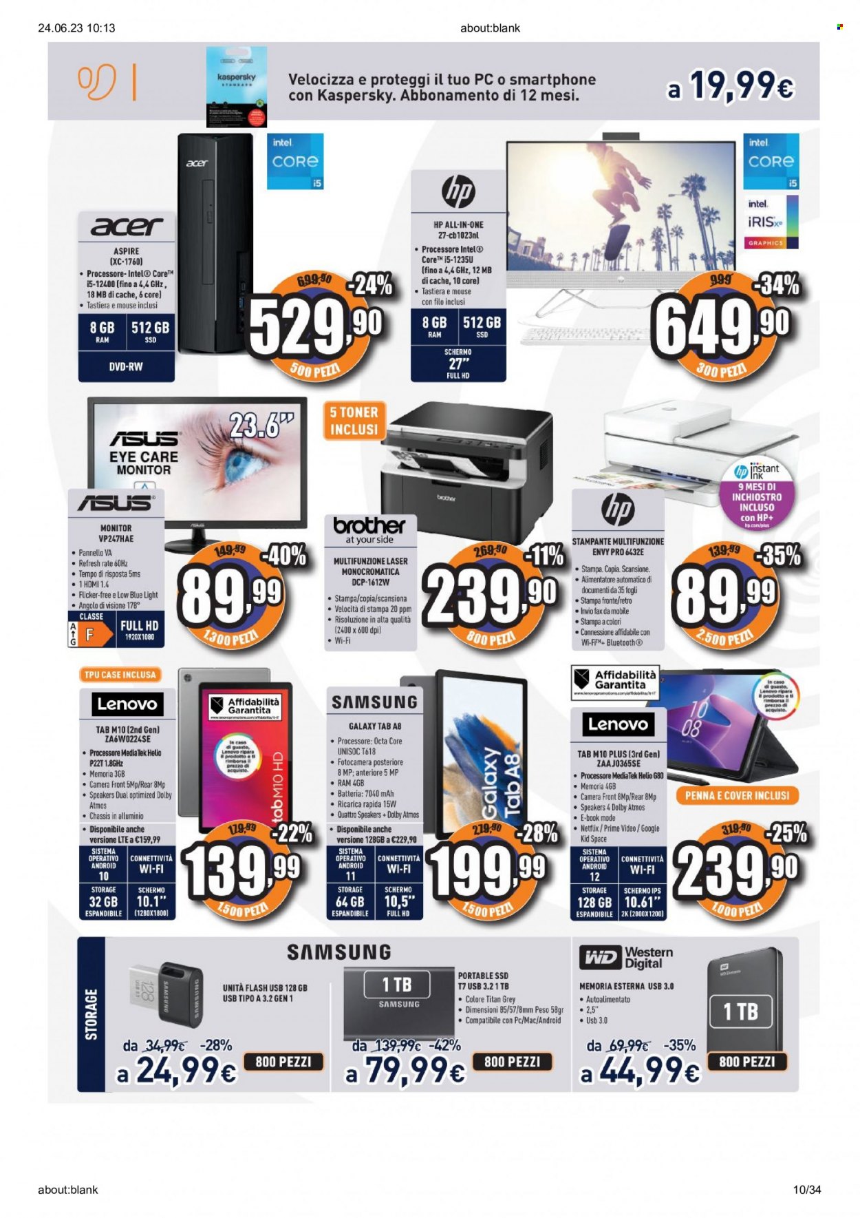 Volantino Unieuro - 23/6/2023 - 2/7/2023. Pagina 10