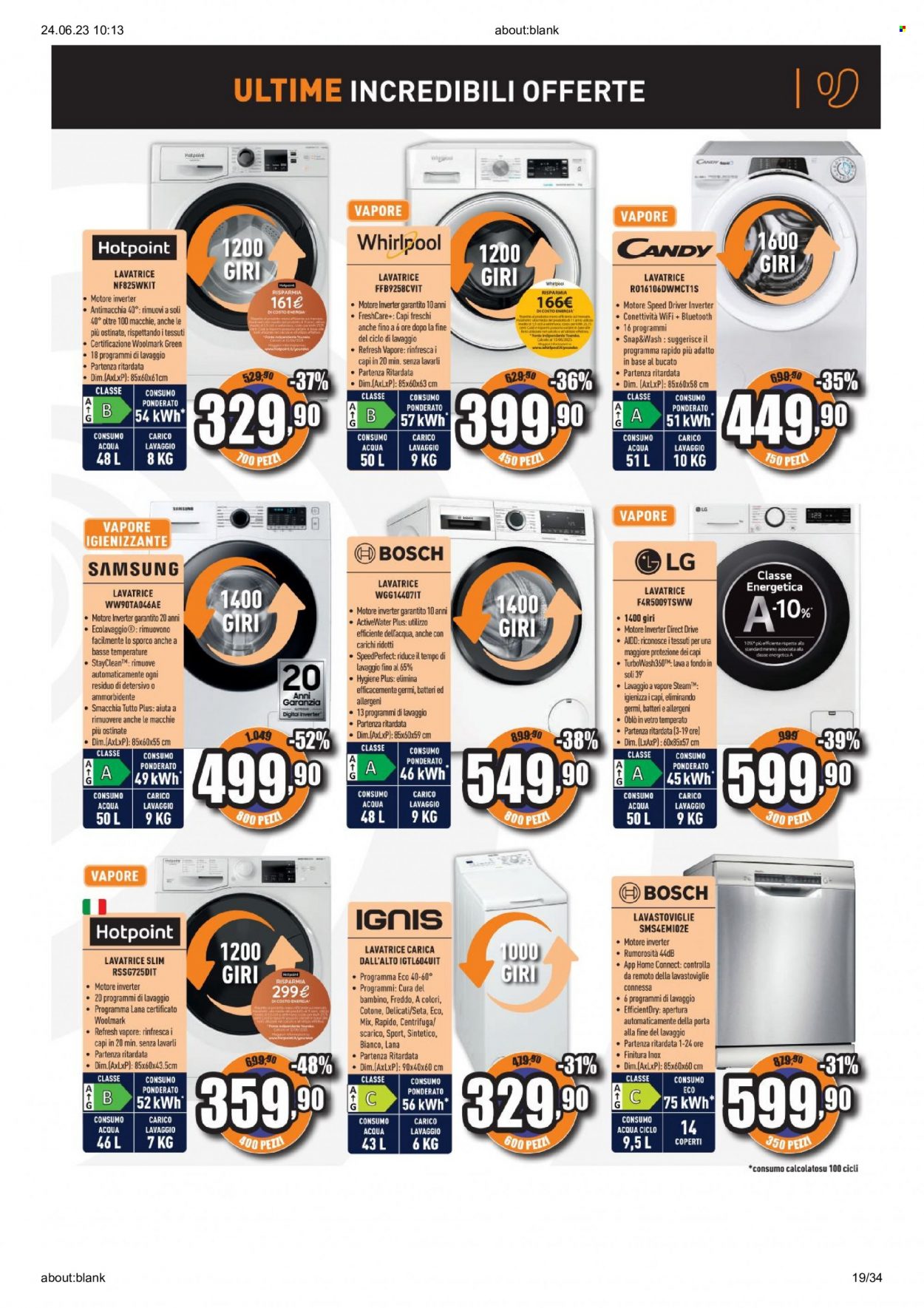 Volantino Unieuro - 23/6/2023 - 2/7/2023. Pagina 19