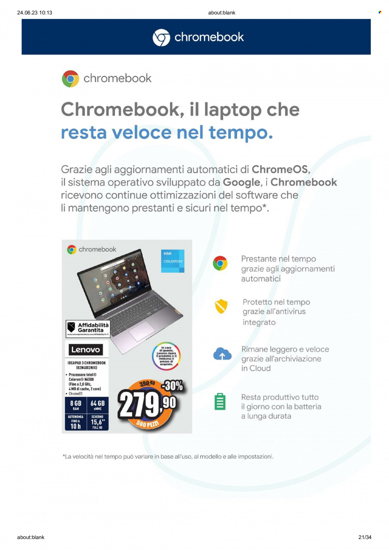 Volantino Unieuro - 23/6/2023 - 2/7/2023. Pagina 21