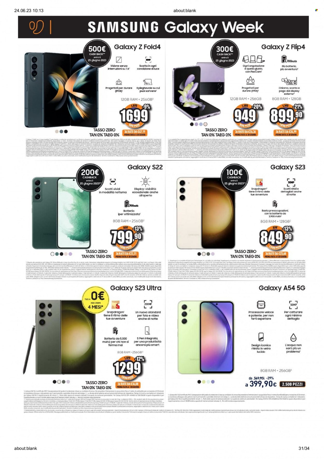 Volantino Unieuro - 23/6/2023 - 2/7/2023. Pagina 31