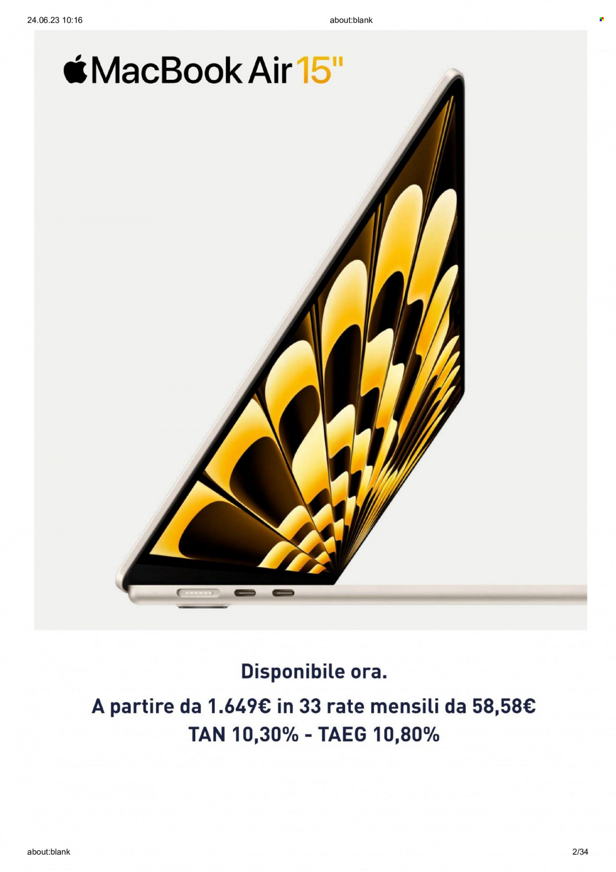 Volantino Unieuro - 23/6/2023 - 29/6/2023. Pagina 2