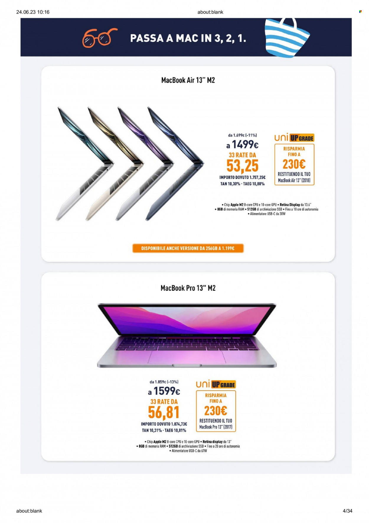 Volantino Unieuro - 23/6/2023 - 29/6/2023. Pagina 4