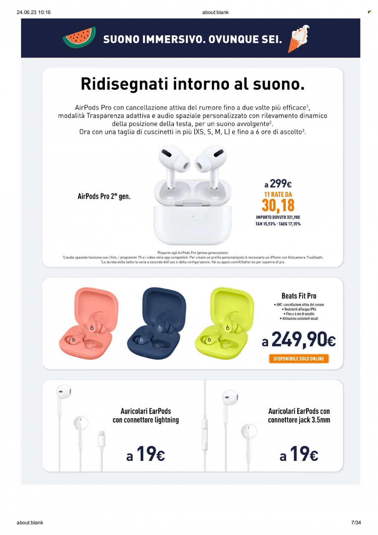 Volantino Unieuro - 23/6/2023 - 29/6/2023. Pagina 7