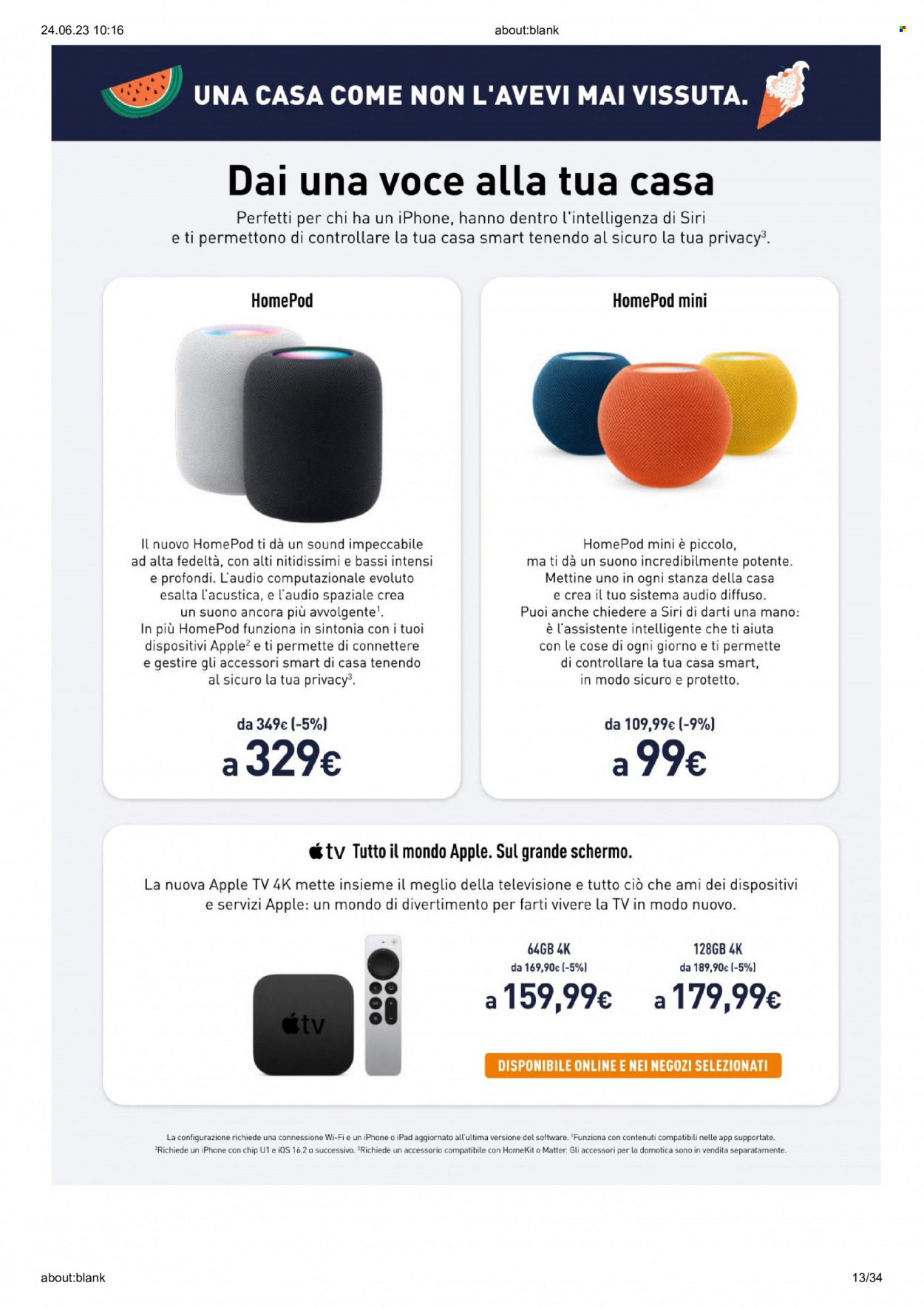 Volantino Unieuro - 23/6/2023 - 29/6/2023. Pagina 13