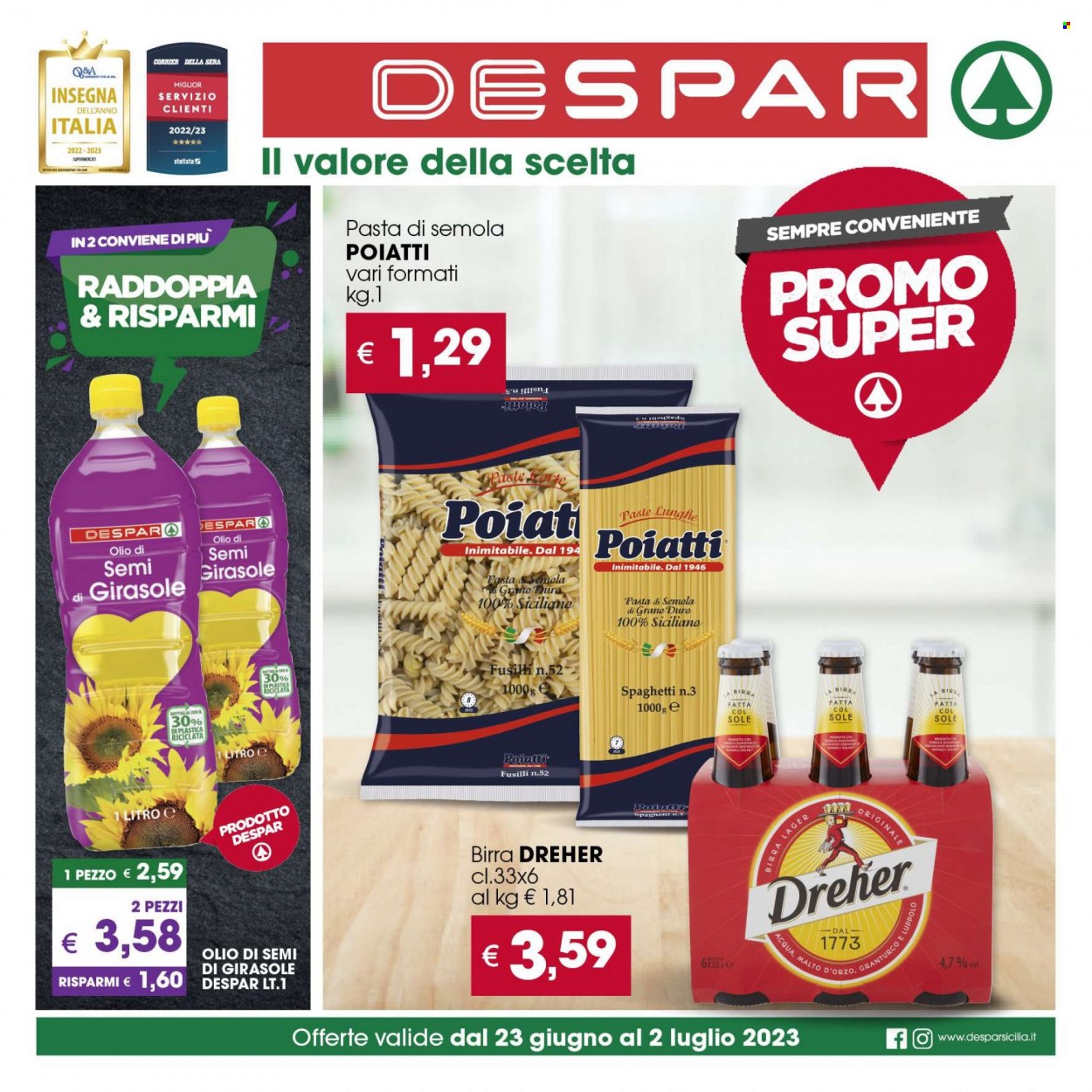 Volantino Despar - 23/6/2023 - 2/7/2023. Pagina 16
