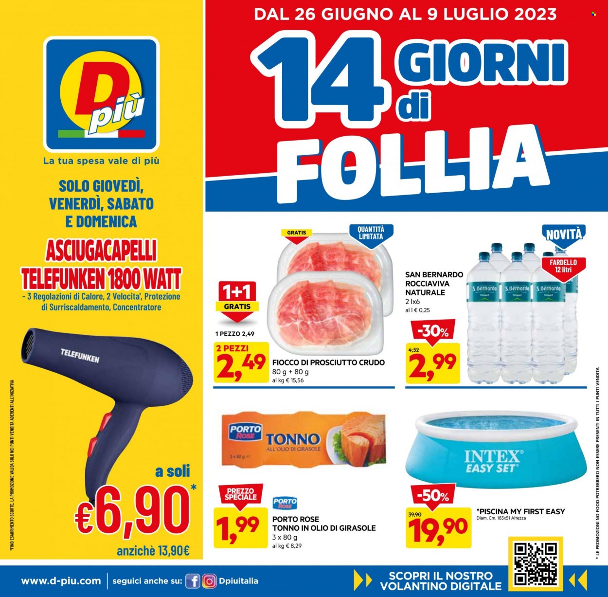 Volantino Dpiù - 26/6/2023 - 9/7/2023. Pagina 1