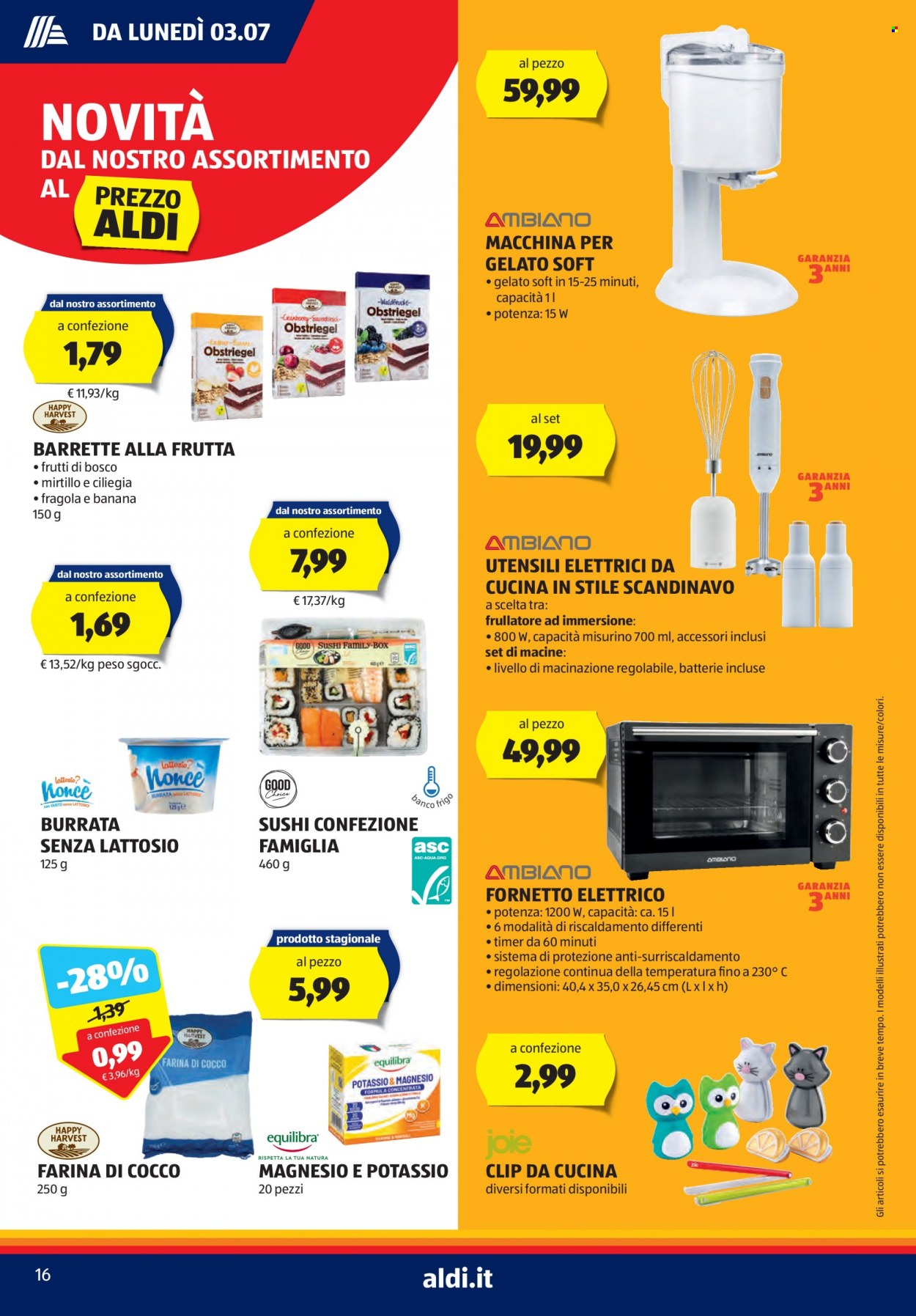 Volantino Aldi - 3/7/2023 - 9/7/2023. Pagina 16