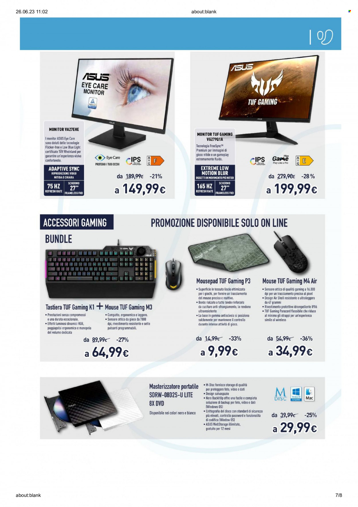Volantino Unieuro - 26/6/2023 - 2/7/2023. Pagina 7