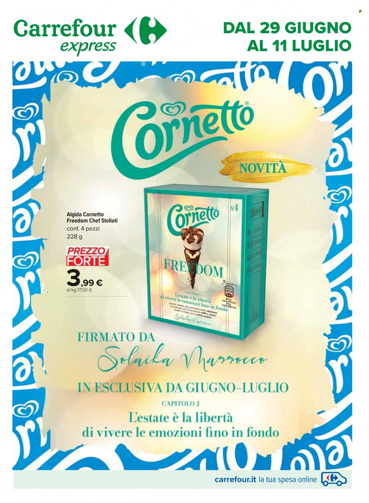 Volantino Carrefour - 29/6/2023 - 11/7/2023. Pagina 1