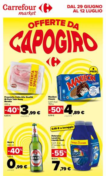 Volantino Carrefour - 29/6/2023 - 12/7/2023.