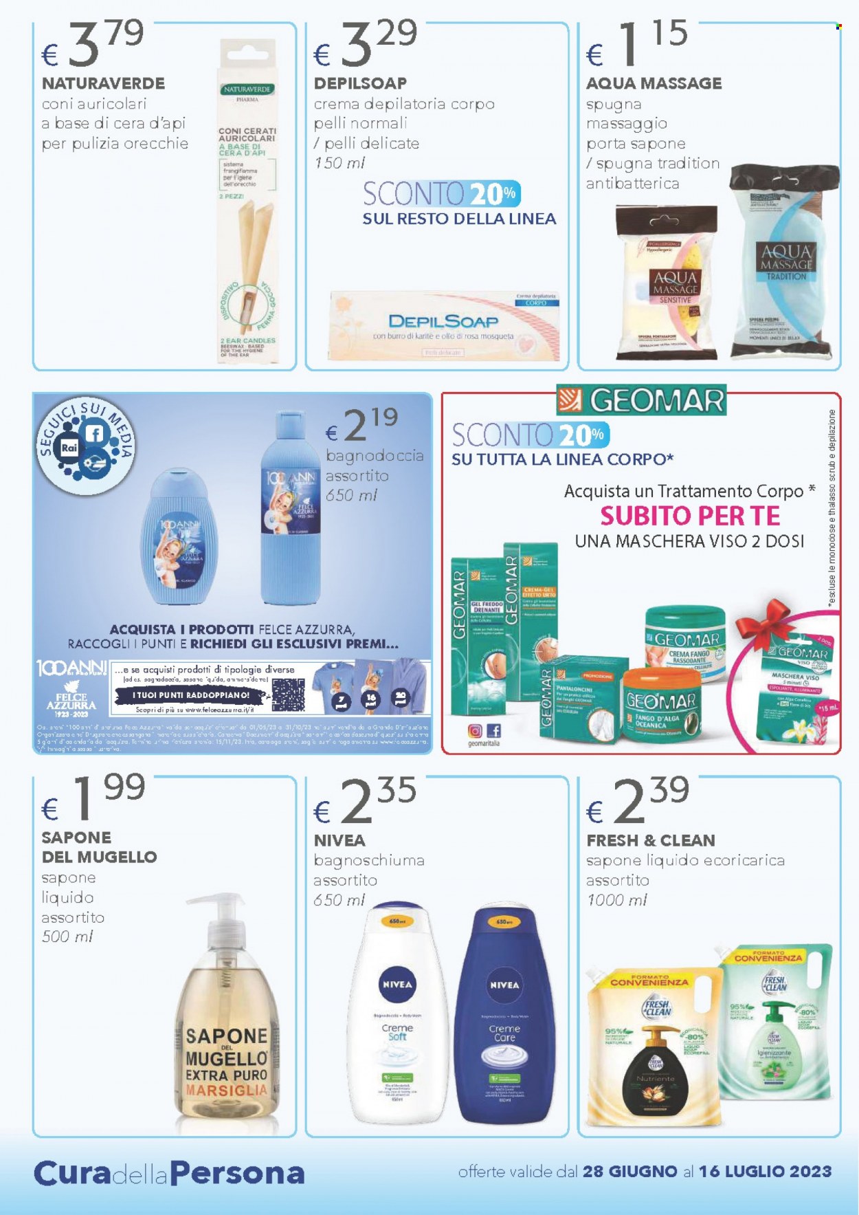 Volantino Acqua & Sapone - 28/6/2023 - 16/7/2023. Pagina 10