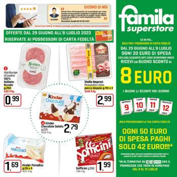 Volantino Famila - 29/6/2023 - 7/7/2023.