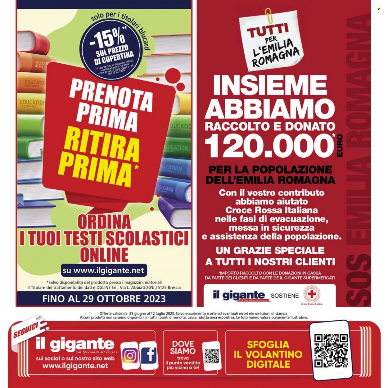 Volantino Il Gigante - 29/6/2023 - 12/7/2023. Pagina 34