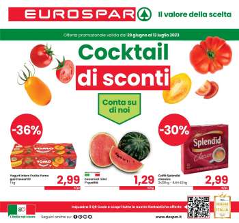 Volantino Eurospar - 29/6/2023 - 12/7/2023.