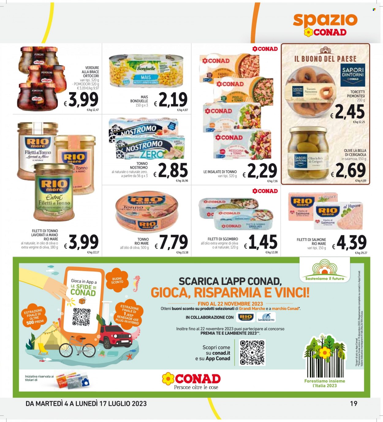 Volantino Spazio Conad - 4/7/2023 - 17/7/2023. Pagina 19
