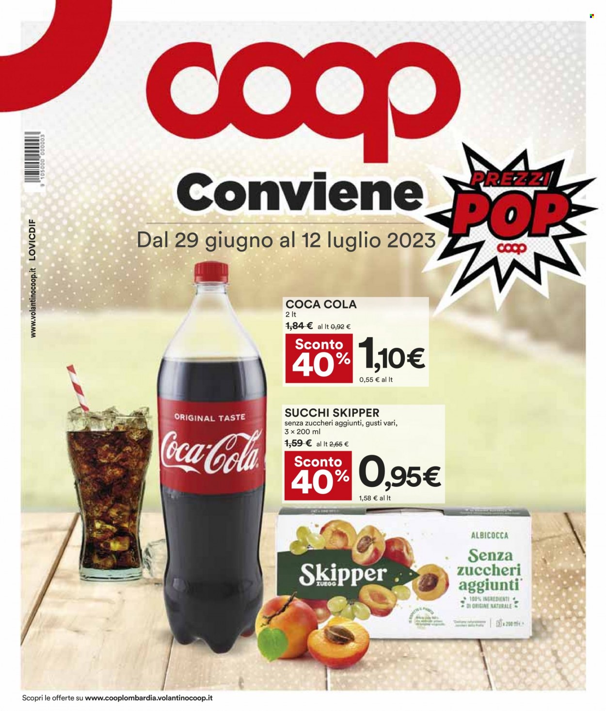 Leták Coop - 29.6.2023 - 12.7.2023. Strana 1