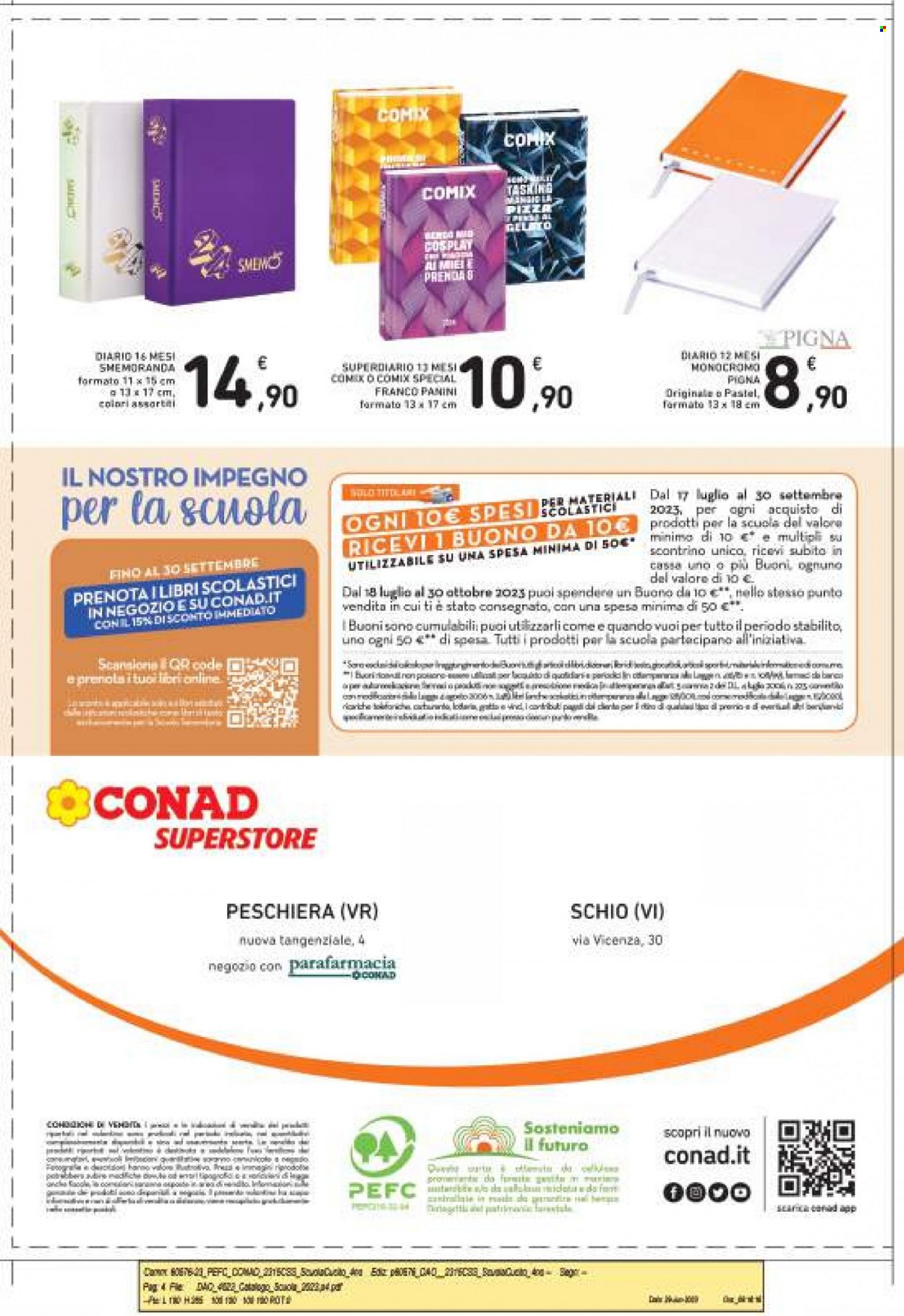 Volantino Conad Superstore - 1/1/2017 - 1/1/2021. Pagina 4