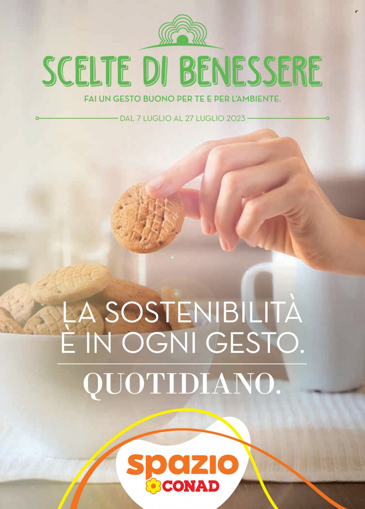 Volantino Spazio Conad - 7/7/2023 - 27/7/2023. Pagina 1