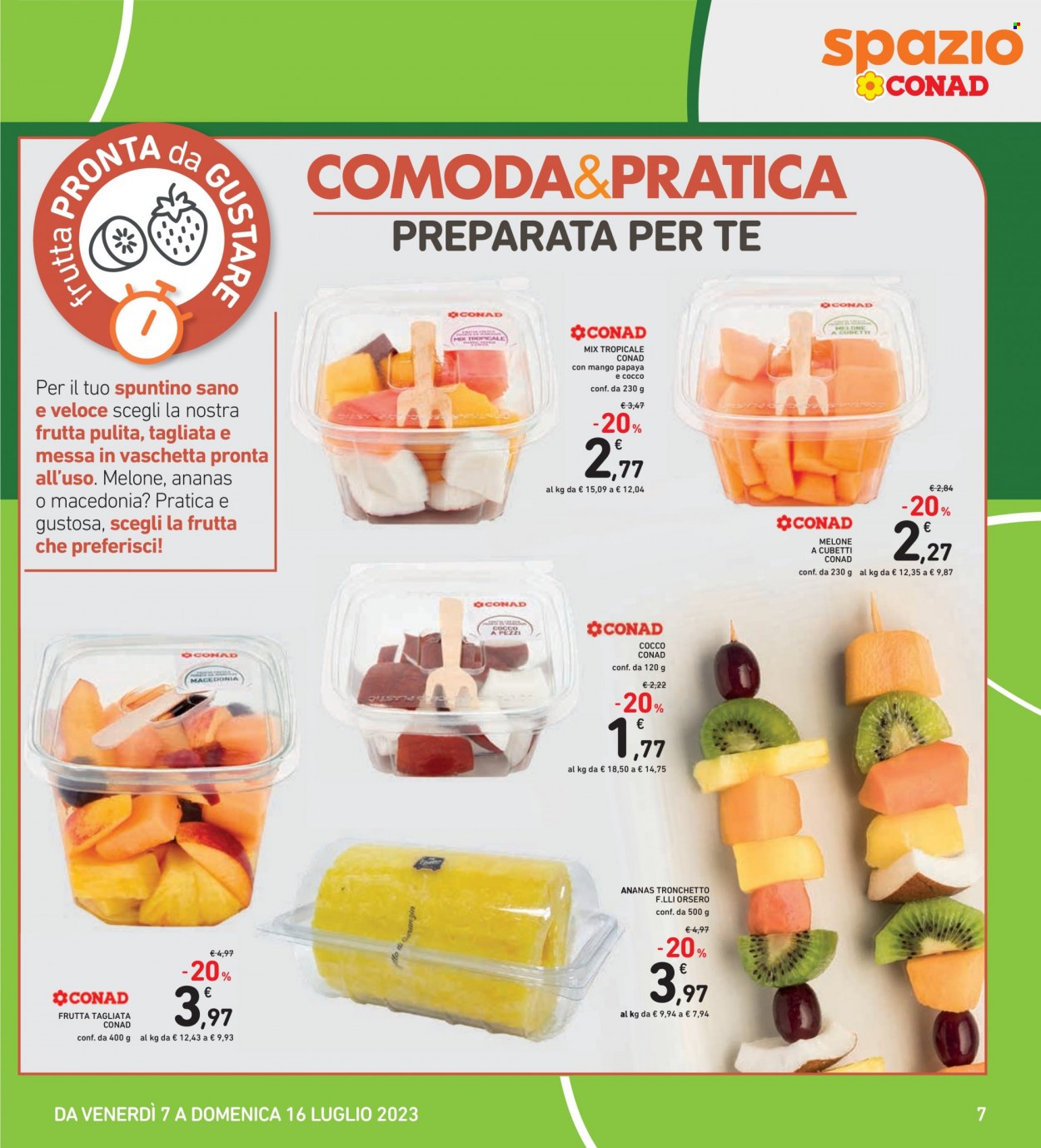 Leták Spazio Conad - 7.7.2023 - 16.7.2023. Strana 7