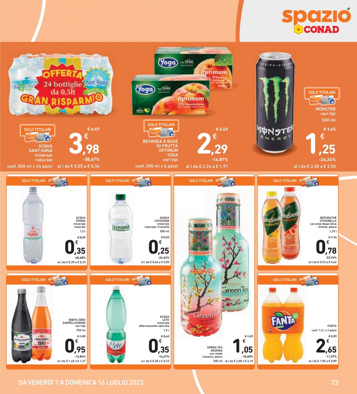Volantino Spazio Conad - 7/7/2023 - 16/7/2023. Pagina 23
