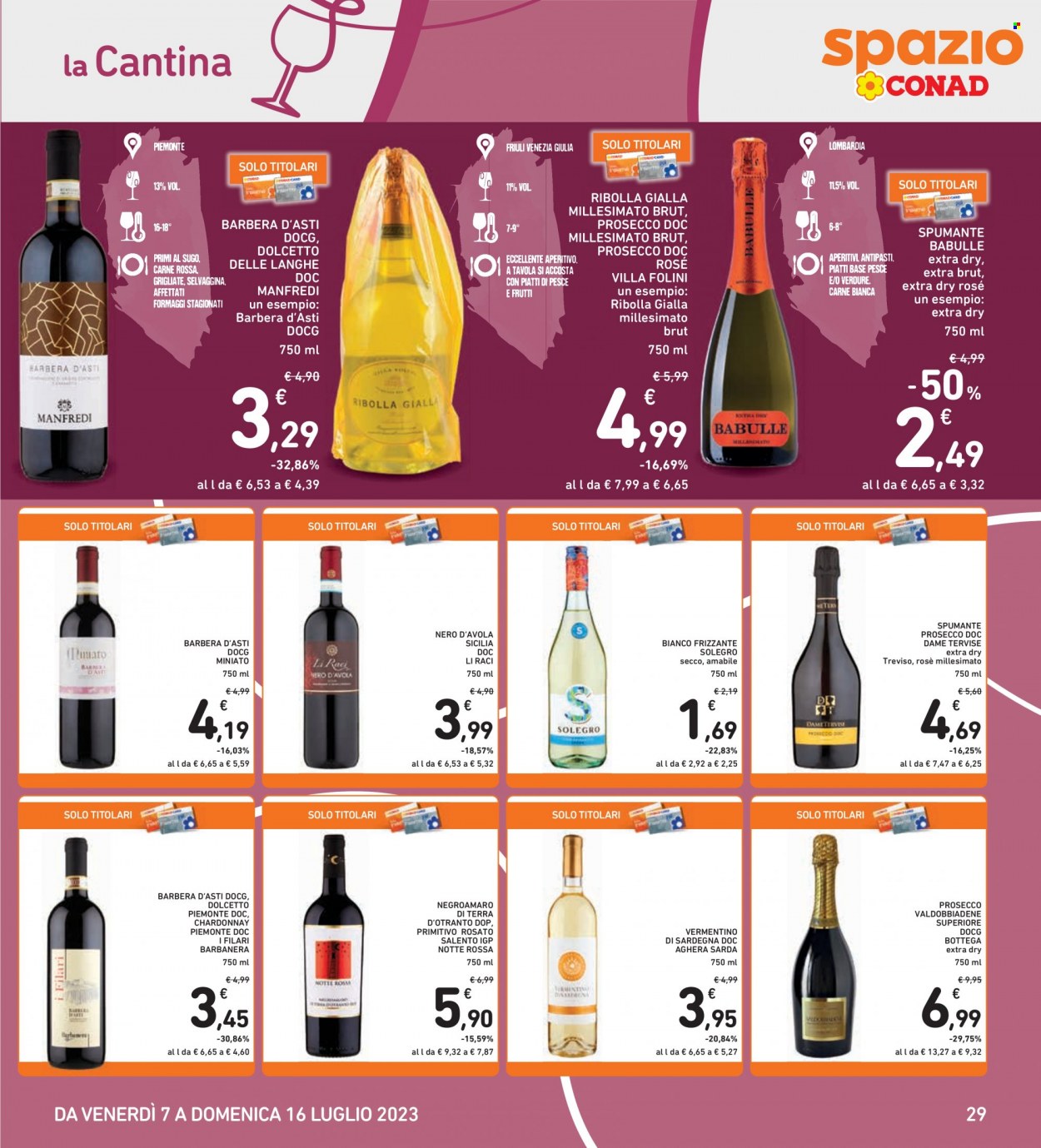 Leták Spazio Conad - 7.7.2023 - 16.7.2023. Strana 29