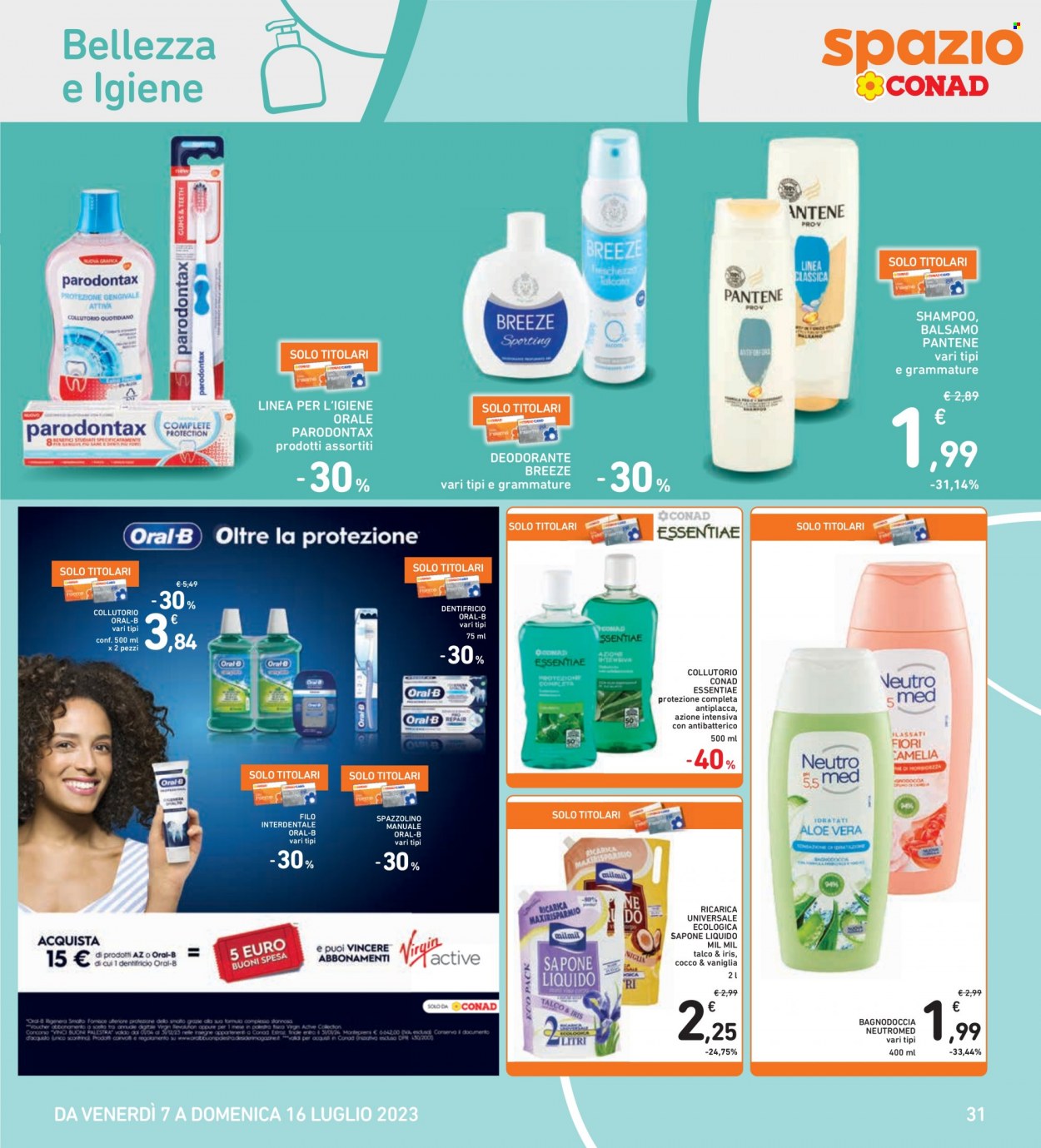 Leták Spazio Conad - 7.7.2023 - 16.7.2023. Strana 31