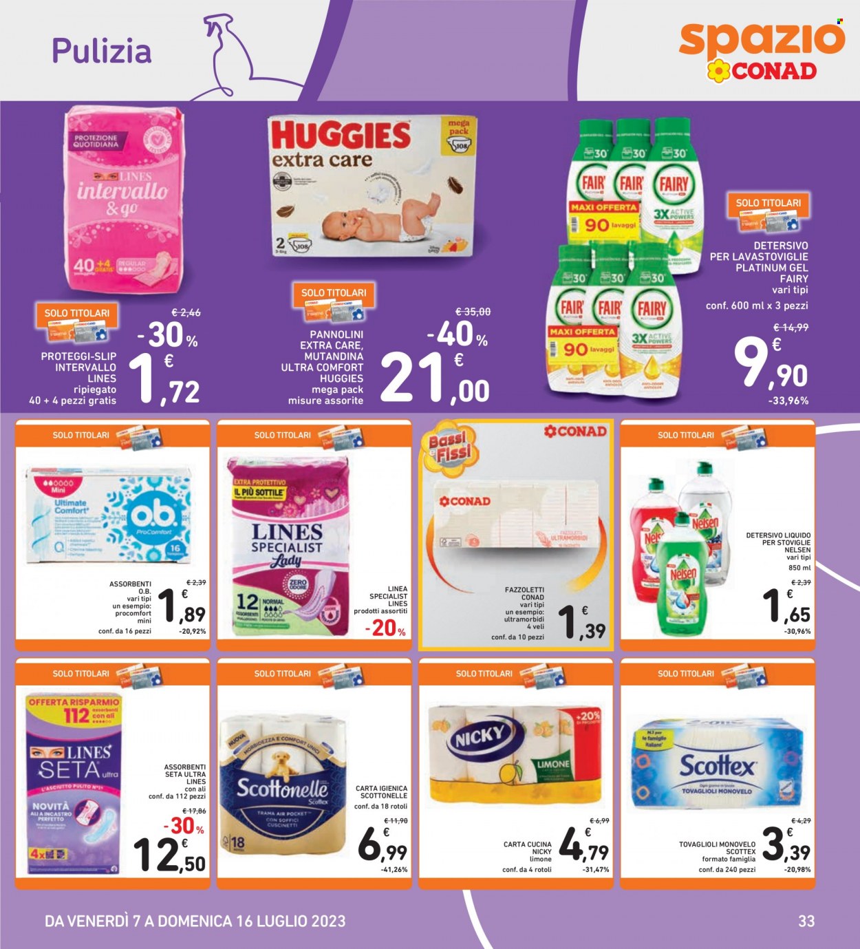 Volantino Spazio Conad - 7/7/2023 - 16/7/2023. Pagina 33