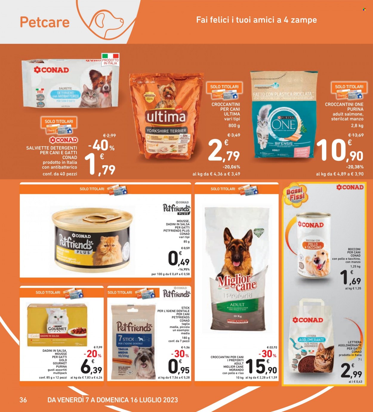 Leták Spazio Conad - 7.7.2023 - 16.7.2023. Strana 36