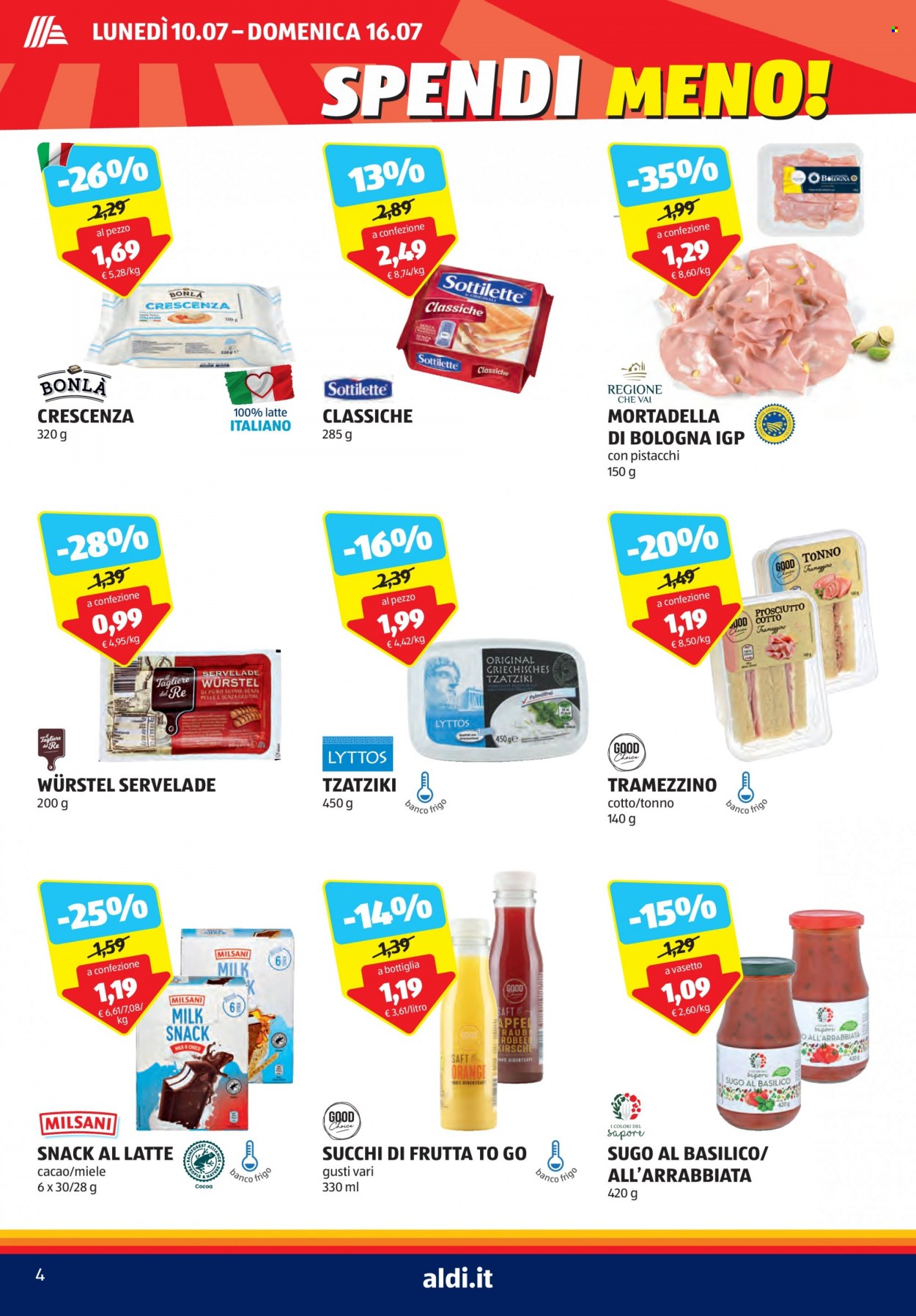 Volantino Aldi - 10/7/2023 - 16/7/2023. Pagina 4