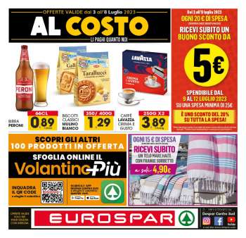 Volantino Eurospar - 3/7/2023 - 8/7/2023.
