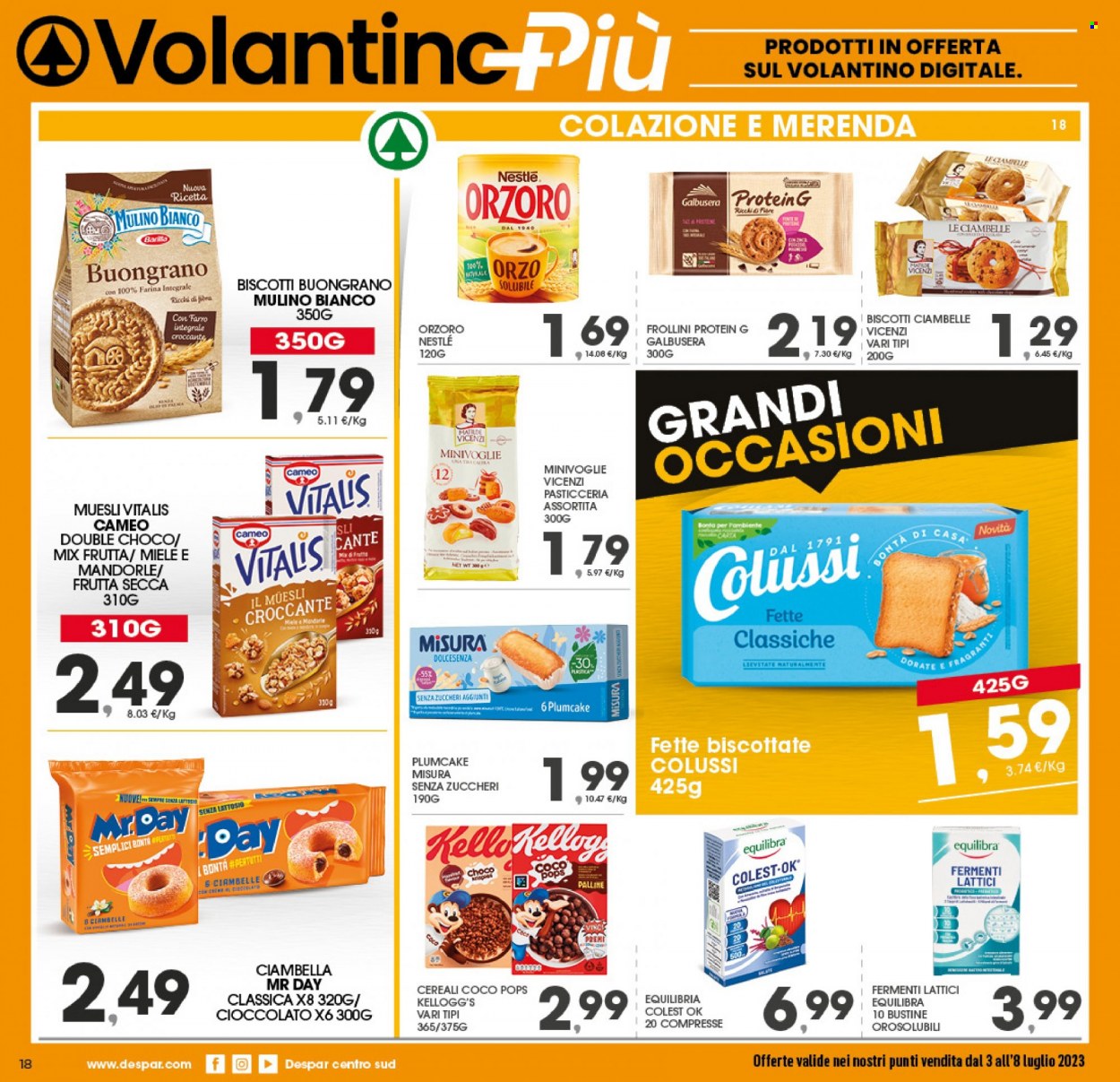 Volantino Eurospar - 3/7/2023 - 8/7/2023. Pagina 18